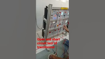 Open and Short circuit test of transformer #youtubeshorts #ytshorts #viralvideo
