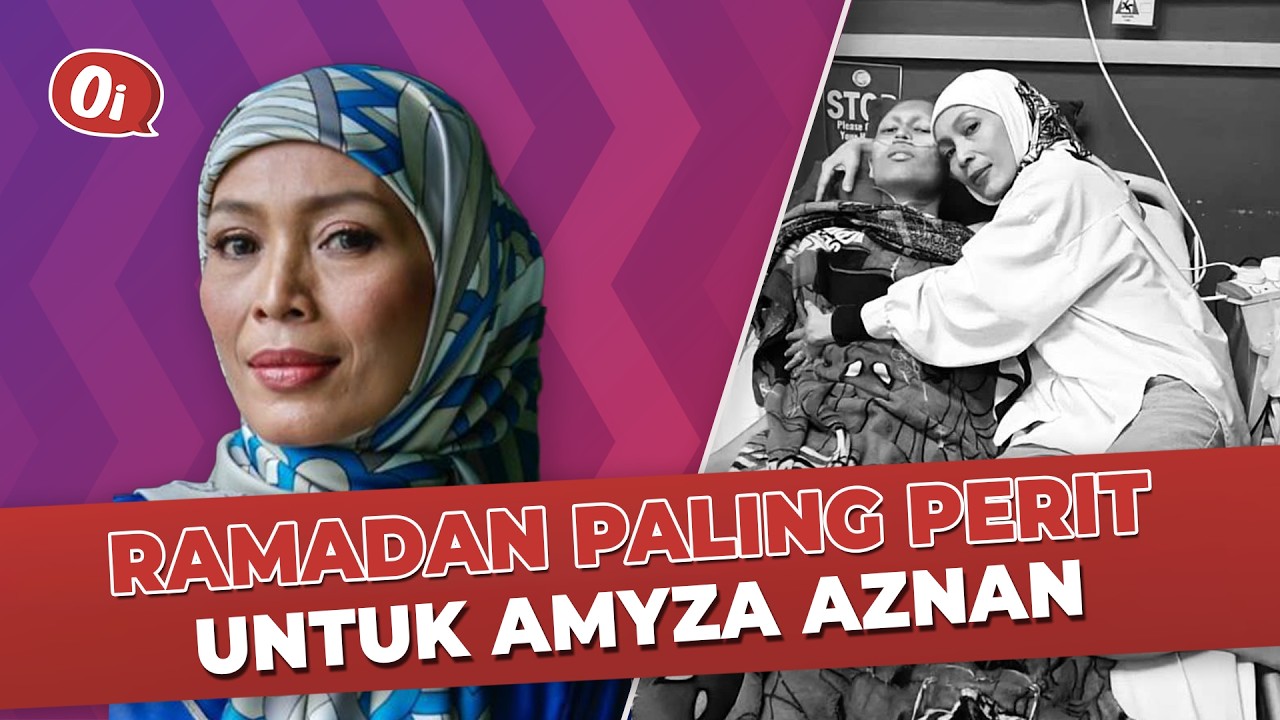 Amyza Adnan, anak baru meninggal kerana kanser paru-paru.
