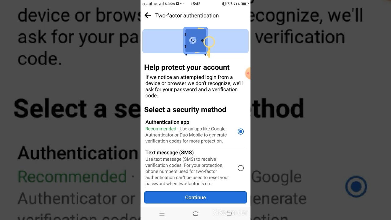 How to get two-factor authentication in Mobile Bangla