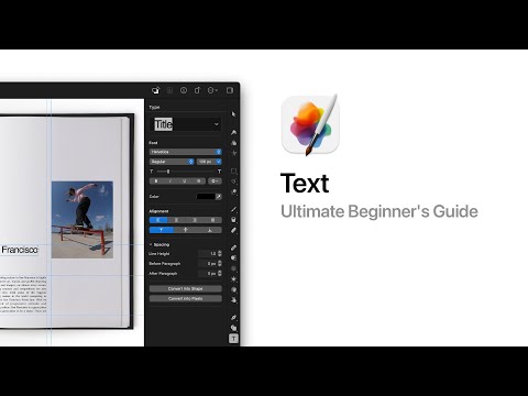 Text – The Beginner’s Guide to Pixelmator Pro