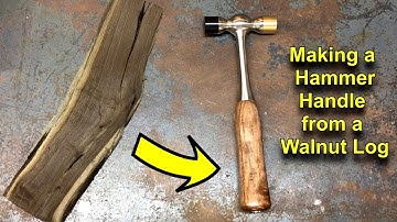 Making a Hammer Handle from a Walnut Log