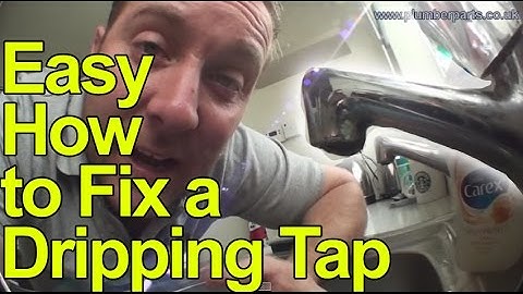 EASY HOW TO FIX A DRIPPING TAP - WASHER CHANGE - Plumbing Tips