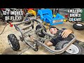 4WD Power Wheels Go Kart Build Pt. 3 | Trailing Arm Rear Suspension