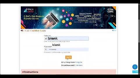 Cdac CCAT admit card download