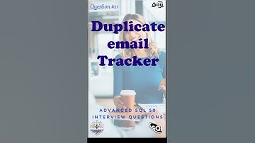 தமிழில் - Duplicate email Tracker #sqlfordataengineer #faangpreparation #interviewquestions #sqltips