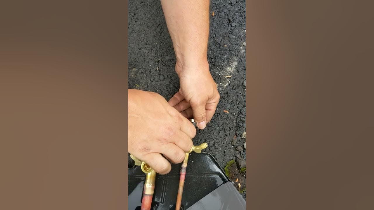 How to properly install RLS zoomlock HVAC press fittings on condenser