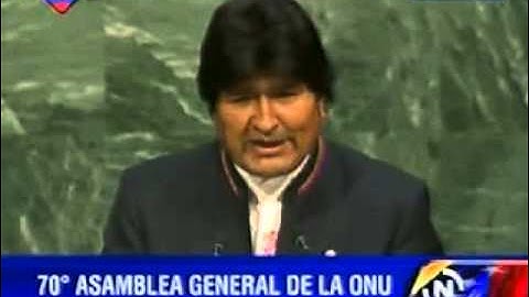 Intervención de Evo Morales en la ONU  25:09