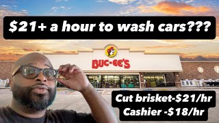 is Buc-ees really paying $21+ a hour to wash cars?! 😳