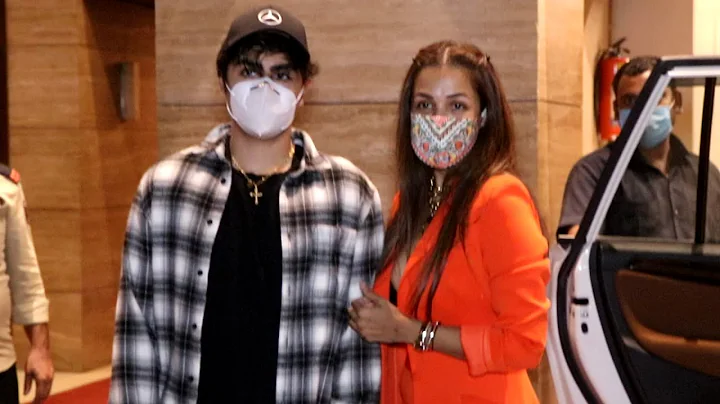 Malaika Arora Leaving For Her Birthday Celebration With Her Son Arhaan Khan