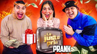 DEVINE LE PRIX SINON TU PERDS AVEC NOTRE PETITE SOEUR ! ON LA PRANK ! (elle pleure encore mdrrr)