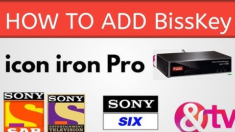 How to add biss key in icon iron pro Niazi DTH info