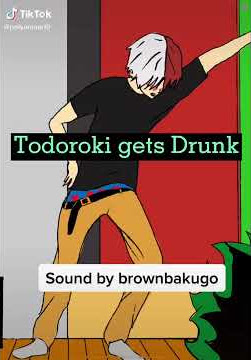 todoroki gets drunk. #anime #mha #myheroacademia #todoroki