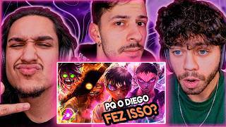 Só da Play ♪ Diego Vs Kaleb, Mortuus e Noah (Sense Life) | Ciclo do Karma | AniRap - REACT