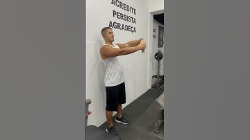 Alongamento do extensor de punho - prof. Matheus Gomes