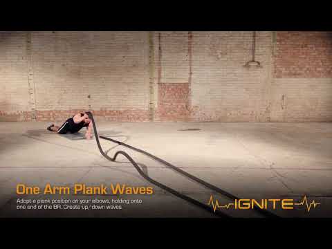 IGNITE 1 3 CIRCUIT 2 BATTLE ROPE ONE ARM PLANK WAVES
