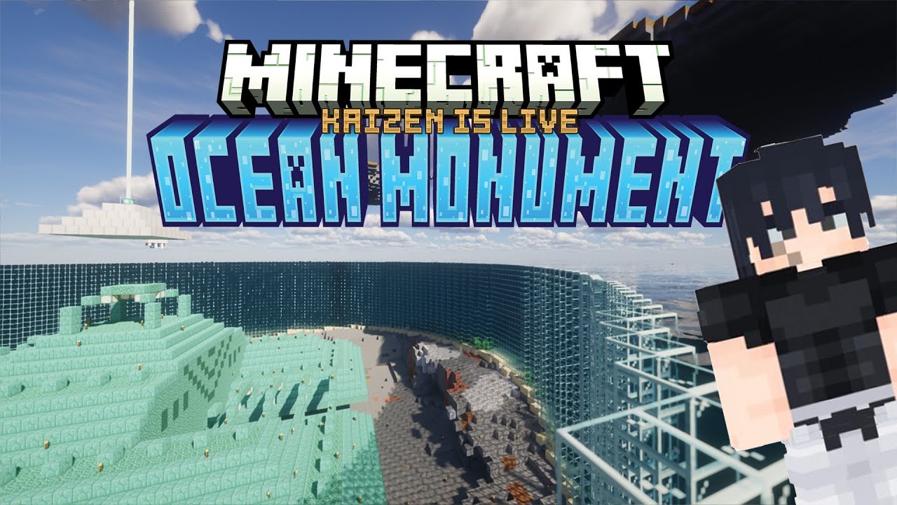 Transforming Ocean Monument In Minecraft | Minecraft Live| - YouTube