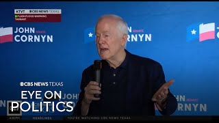 Cornyn targets Paxton’s “baggage” in final push before GOP runoff for Senate