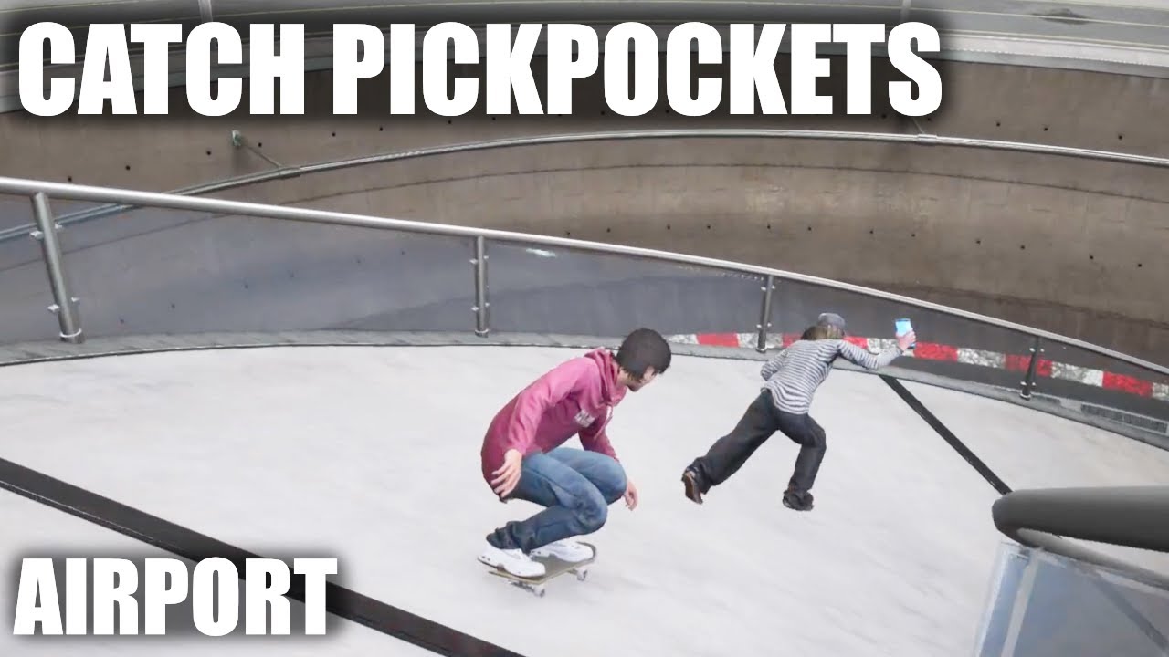 How to Stop the Pickpockets in Airport - Tony Hawk's Pro Skater 3