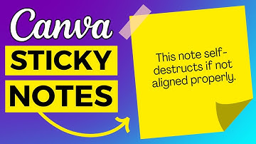 How to Add Sticky Notes in Canva