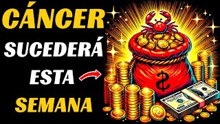 ?♋CÁNCER, SOLO esta semana, ¡LA doble SUERTE te TRAERÁ RIQUEZA! ¡PREPÁRATE PARA UN CAMBIO INCREÍBLE!