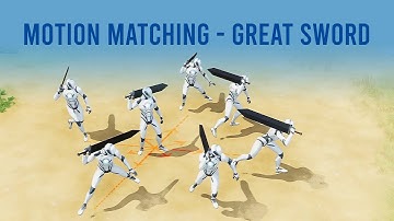 Unreal Engine 5 - Motion Matching for Great Sword Locomotion  - Action RPG #135