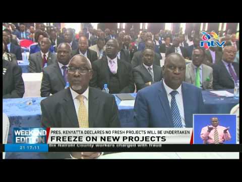 No new State projects until old ones are complete, says Uhuru