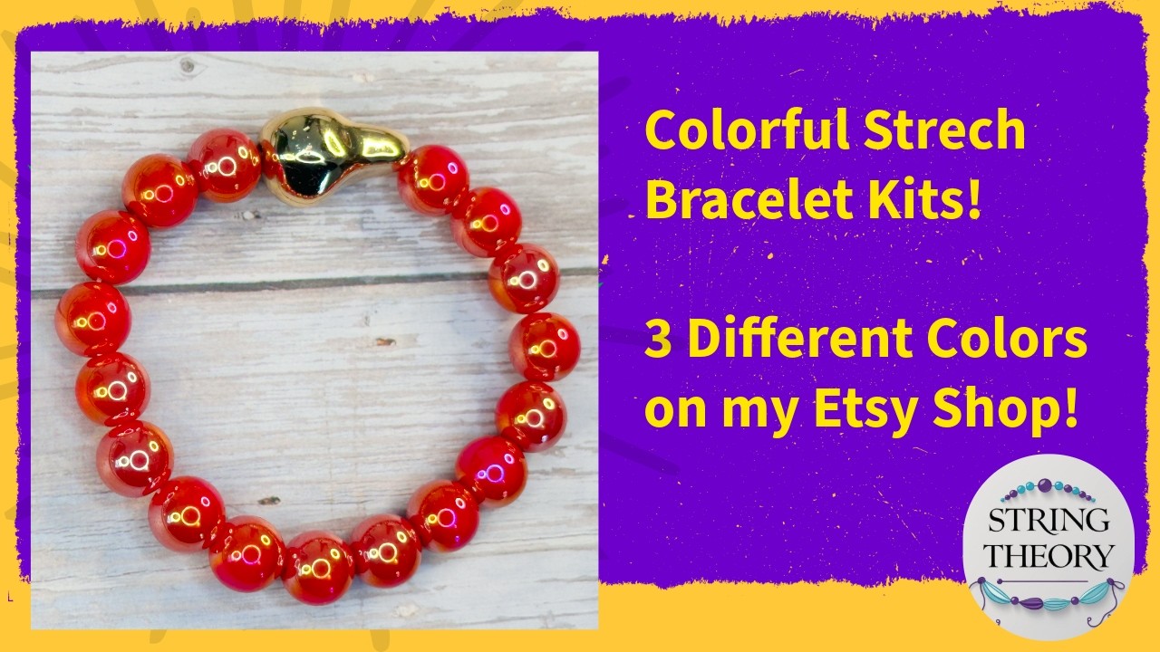 Наборы для изготовления разноцветных эластичных браслетов из стеклянных бусин!