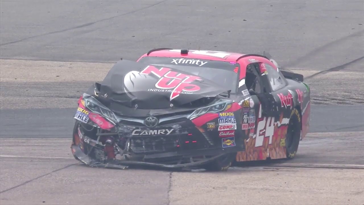 Nascar Xfinity Series 2017 New Hampshire Qualifying Lupton Crash YouTube