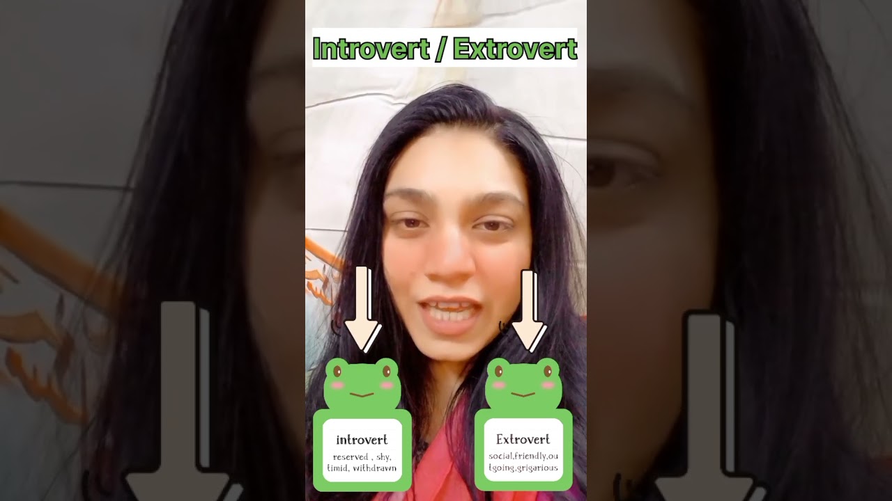 Introvert vs Extrovertt | English vocabulary |Antonyms