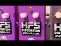 HFS Distortion Pedal for guitar, bass, vocals