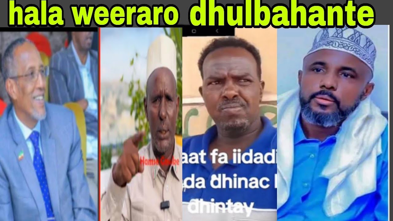 NIN HABAR JECLO AH OO YIDHI DHULBAHANTE NABAD AYAANU KUWADA NOOLANAYNAA IYO NI YIDHI WEERARA