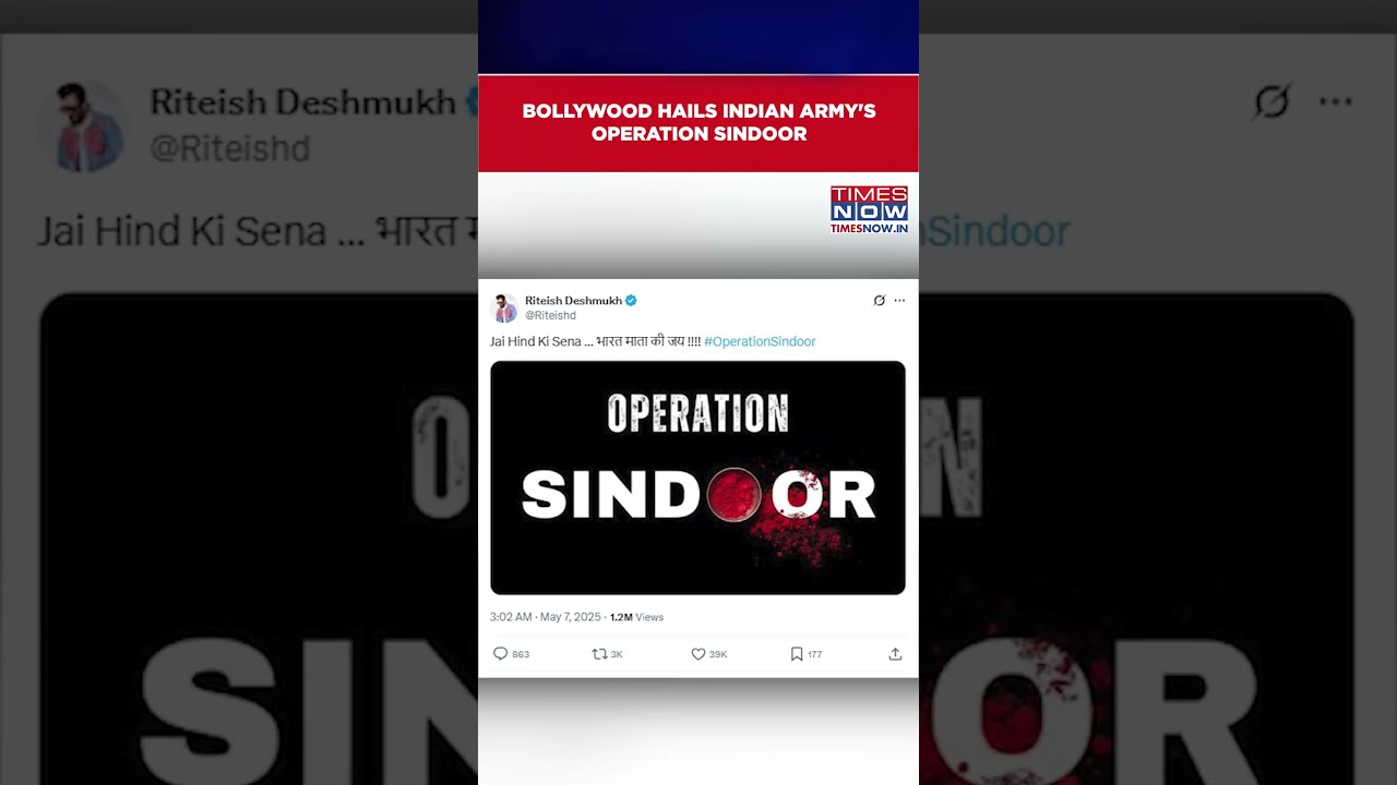 Bollywood Stars Including Akshay Kumar, Riteish Deshmukh Hail Indian Army's Op Sindoor 