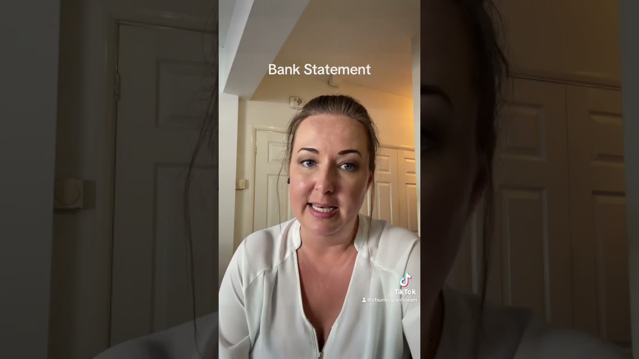6. Bank Statement; Helping you with your application to CFSurrey