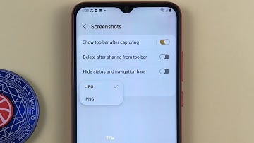 How to change the JPG, PNG screenshot format on Samsung A03 Android 13