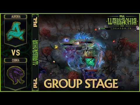 AURORA vs COBRA - HIGHLIGHTS - PGL Wallachia Season #9 | DOTA2