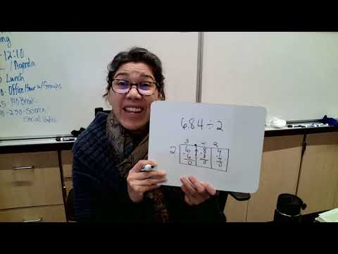 Dividing decimals by a Whole Number using the Box Method
