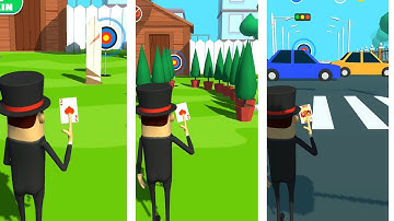 Card Throwing Levels 1-30 IOS Gameplay