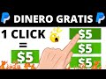 ¡BRUTAL! Como ganar $5 en PayPal por 1 CLICK (Dinero Rápido en internet SIN INVERTIR NADA)