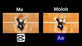 Capcut VS. After Effects | @Molob remake | On the Floor - Haikyu!!