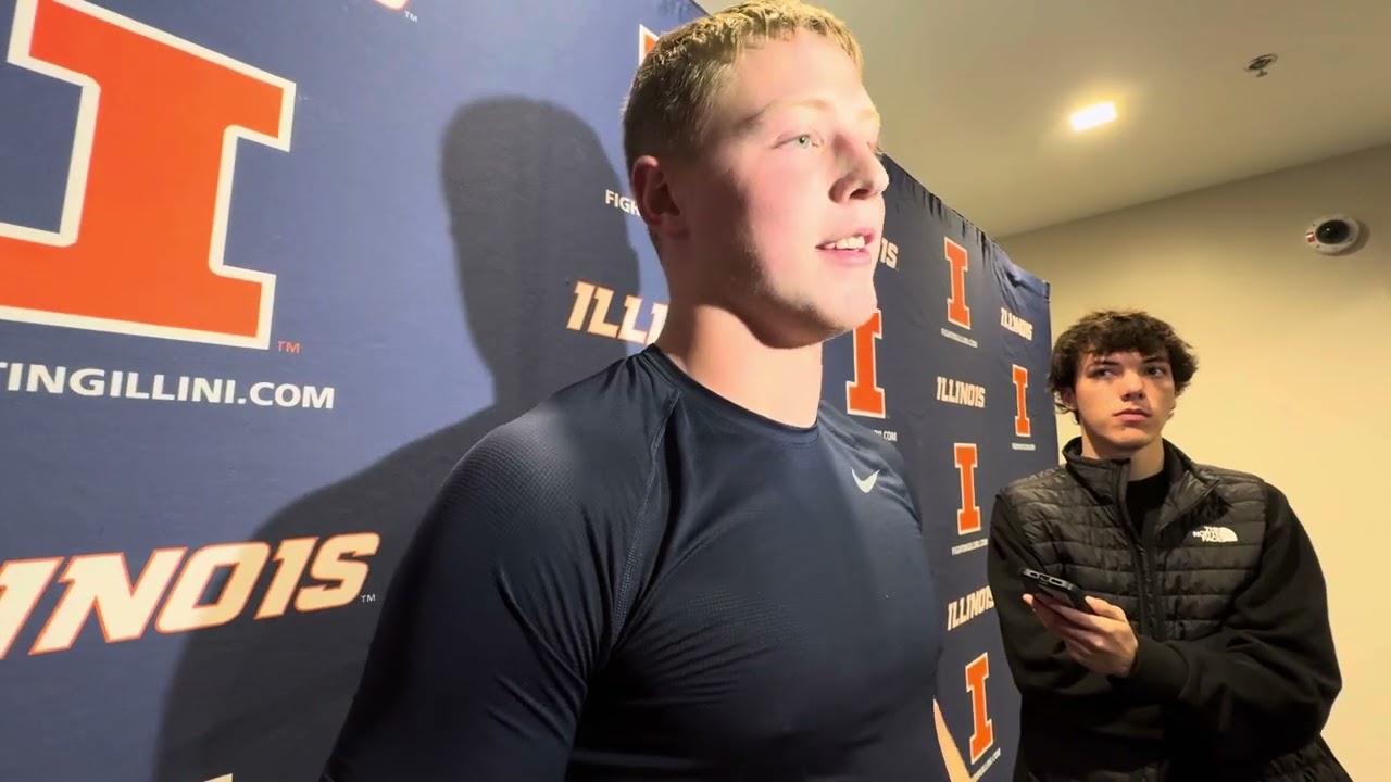 Грант Бирман, новичок в Иллинойсе, лайнбекер