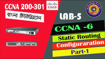 CCNA -6 static routing Configuration Part-1 || Bangla
