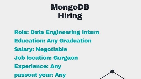 MongoDB Data Engineering Intern Opportunity