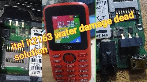 how to All itel Mobile dead solution/ itel 2163 water damage dead  ✅