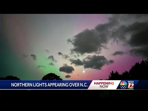 Piedmont Triad sees northern lights Friday night