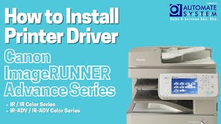 How to Install Printer Driver for Canon imageRUNNER Advance Series screenshot 5