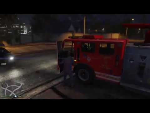 GTA 5 - How to get Fire Truck Walkthrough - YouTube