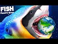 PESCE PIÙ GRANDE DEL MONDO VS MEGALODONTE!! Feed & Grow Fish