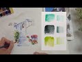 Painting a greek scene with little colourmixing