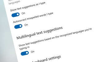 How to Enable or Disable Text Suggestions In Windows 10