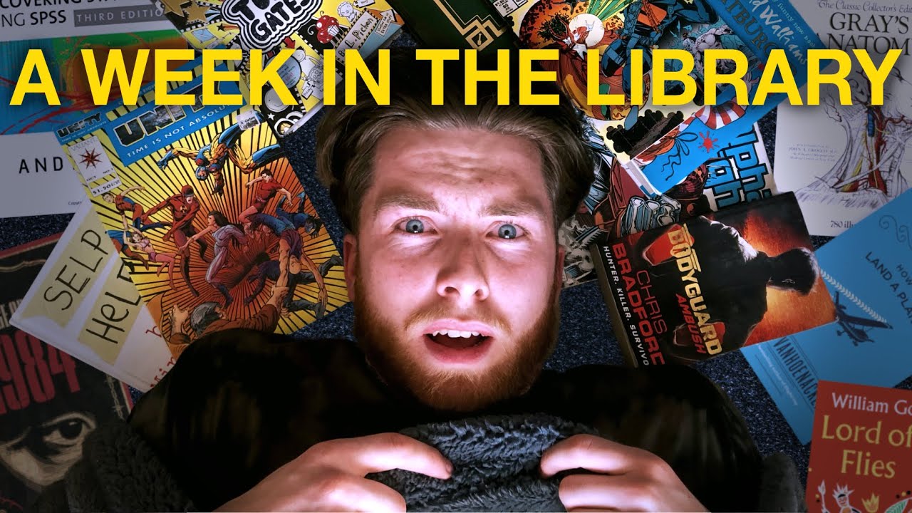 FOR A WEEK I LIVED INSIDE THE UNI LIBRARY!!